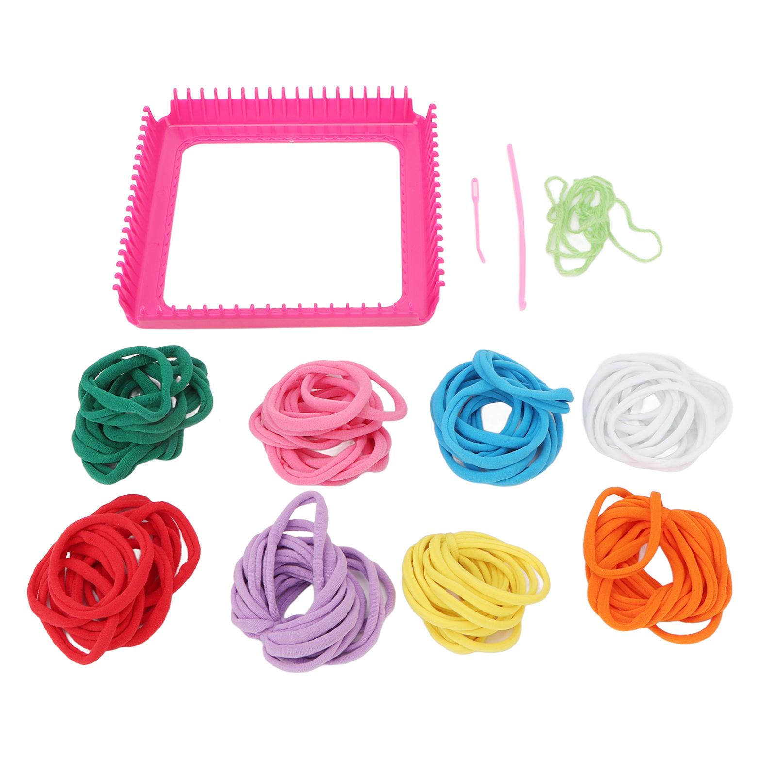 

Seniors Rope Weaving Kit Colorful Relieve Stress DIY Pillows Purses Senile Dementia Toys
