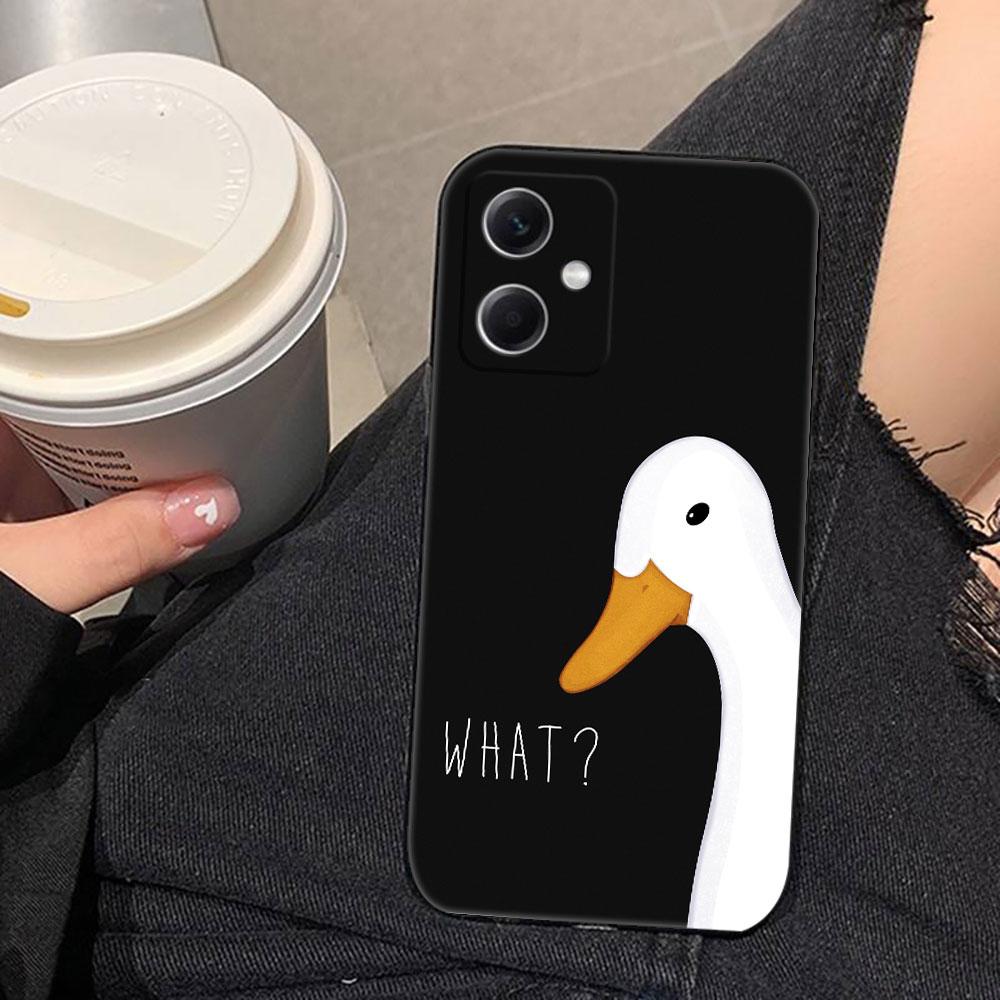 

Cartoon Duck Goose Phone Case For Redmi Note 15 14 13 12 12S 11 11T 11S 10 9T 9 Pro Silicone Case Funda DIY Shell Capa Cover Redmi NOTE13PRO4G
