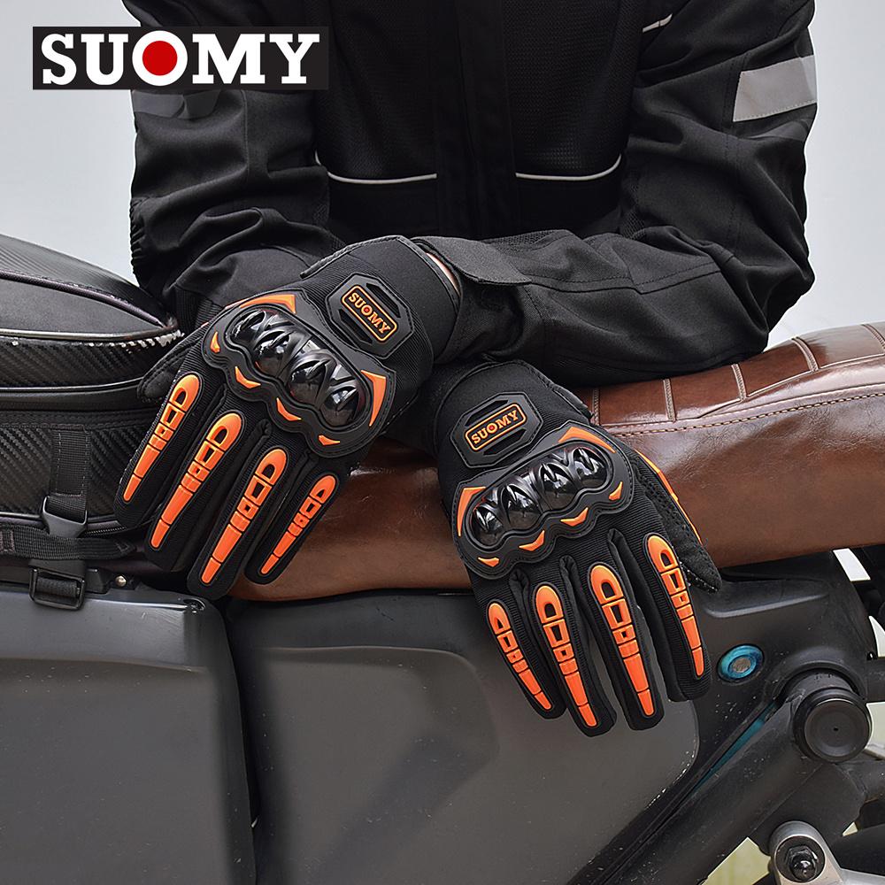 SUOMY Touch Screen Motorcycle Riding Gloves Winter&Summer Motos Luvas Guantes Protective Gear Racing Gloves Motocross Bike Glove
