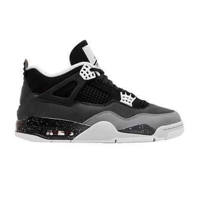 Men's Sneakers Jordan 4 Retro Fear (2024) Black/White/Anthracite/Black/Pure Platinum