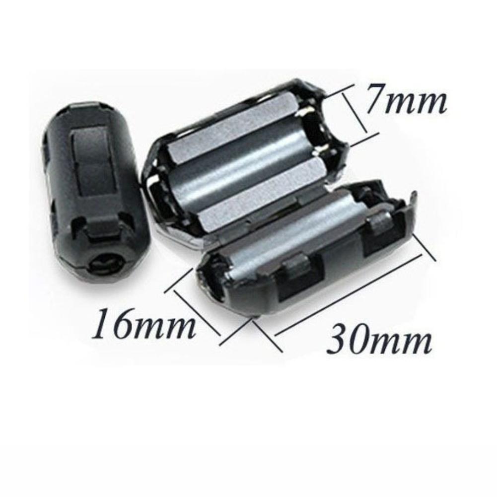 28pcs Ferrite Bead Clips For Various Types Of Cables Including USB,power Lines,network Cables,telephone Lines,and Audio Cables