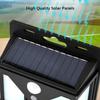 Solar Powered Sensing Waterproof Outdoor Wall Light with High  Quality Panels, Ideal for Villa Courtyards,  Home Exteriors