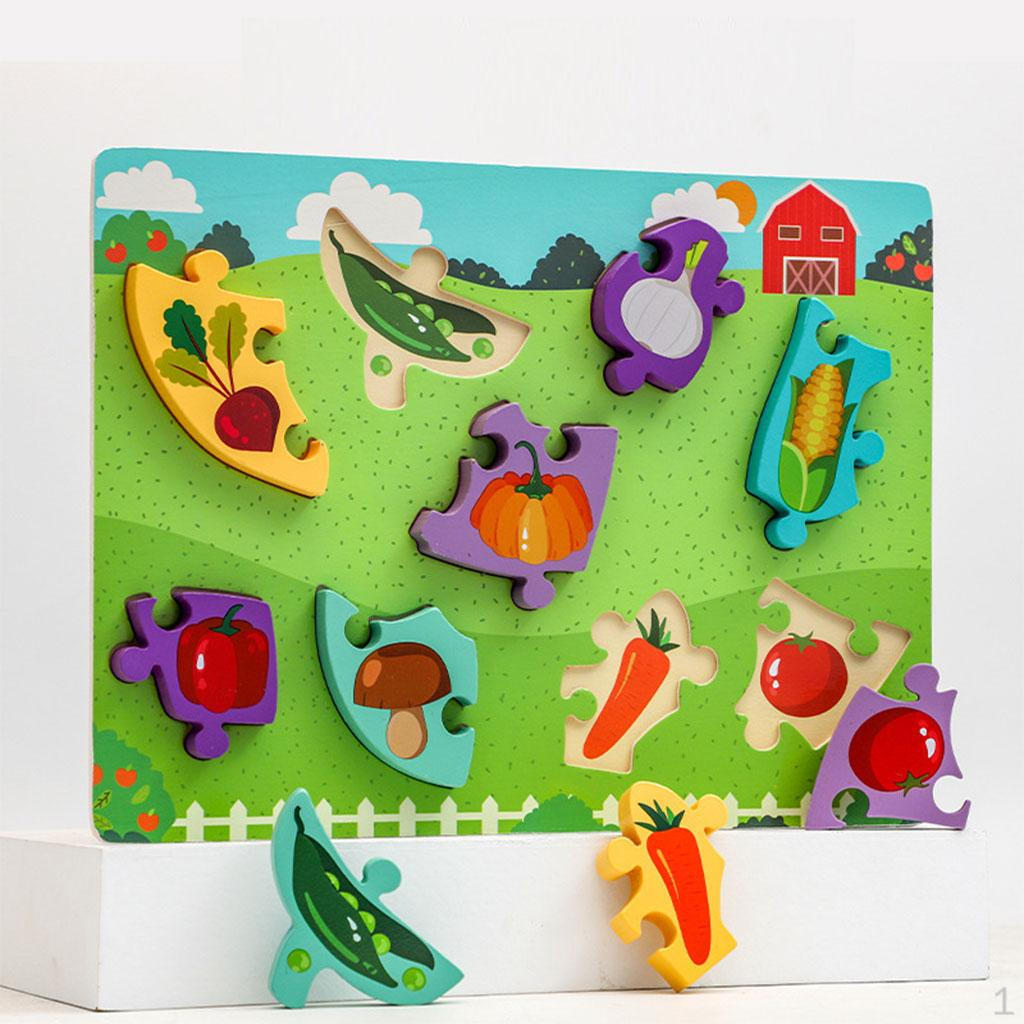 Educational Toy Building for Ages 2-4 Vegetable
