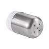 Stainless Steel 5-Hole Salt Shaker Portable Mini Seasoning Bottle With Dust Cover Small Pepper Bottle Condiment Jar Kitchen Tool