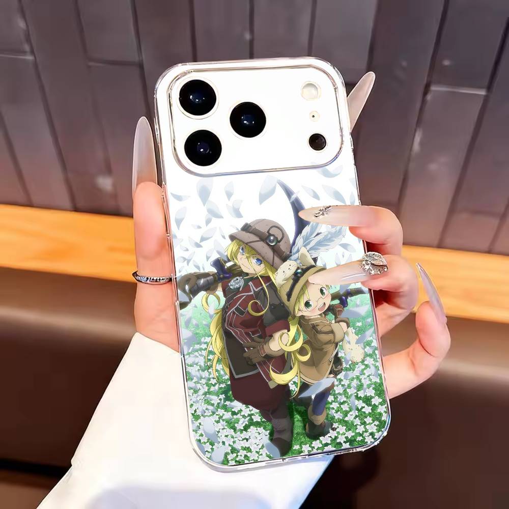 M-Made in Abyss Phone Case For iPhone17,16,15,14,13,12,11 Plus,Pro Max Soft Transparent Cover