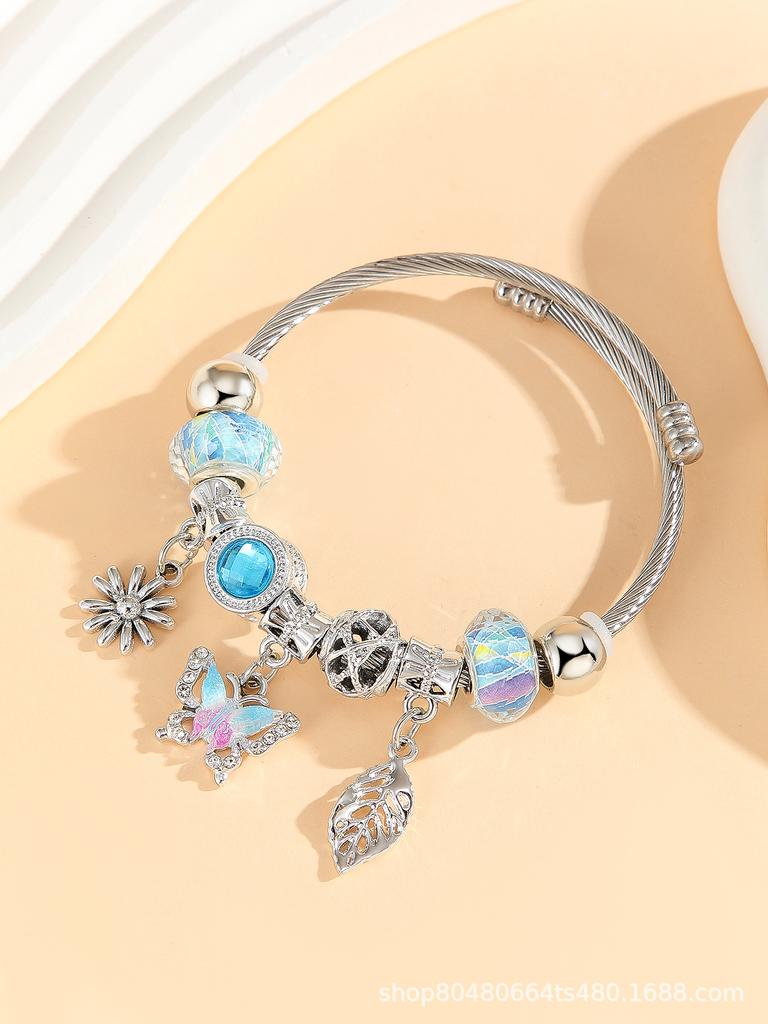 Fashion Multi-Element Rhinestone Beaded DIY Bracelet Jewelry