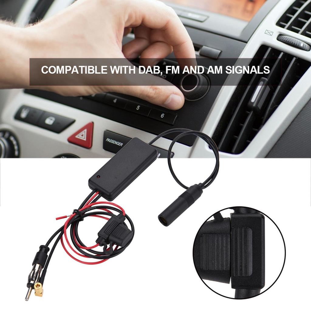 Auto Auto Antenne Radio Signal Verstärker Booster AMP FM Signal Stärkung
