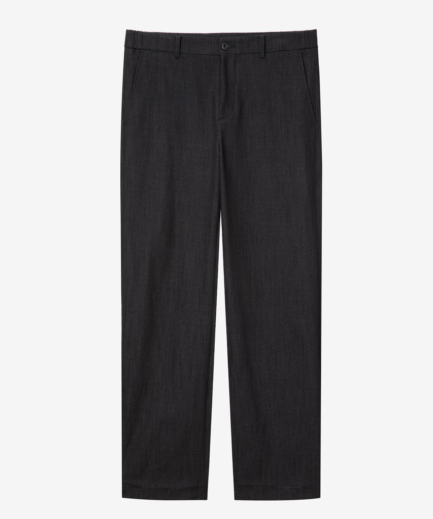 MINDBRIDGE [Couture] Denim-Like Semi-Wide Elastic Waist Pants
