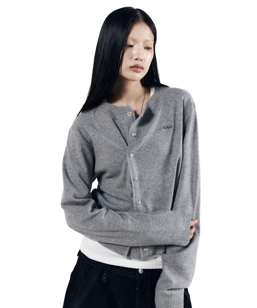 Aakam Granny Moddable Cardigan (Gray)