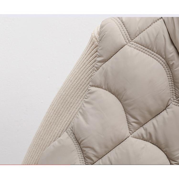 Autumn Winter Women's Thin Stand-Up Collar Down Vest Slim Short Style Warm & Casual Down Cotton Vest