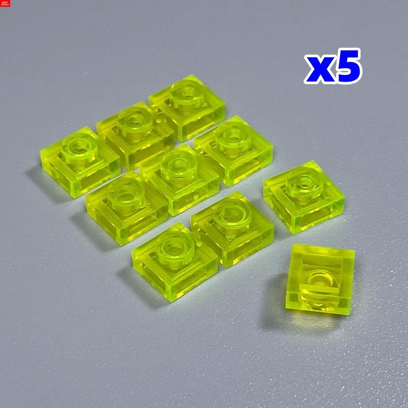 

50 шт. Детали MOC 3024 Прозрачный белый синий Пластина 1x1 Сделай сам Крепления Образовательные Строительные Блоки Фигурка Ребенок Подарок