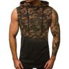 Herren-Trainings-Tanktop mit Kapuze, Bodybuilding, abgeschnittenes Muskel-T-Shirt, ärmellose Gym-Hoodies