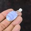 Blue Lace Agate Pendant 925 Sterling Silver Pendant Handmade Birthstone Jewelry High Quality Gemstone Pendant Gift For Friend Silver Jewelry