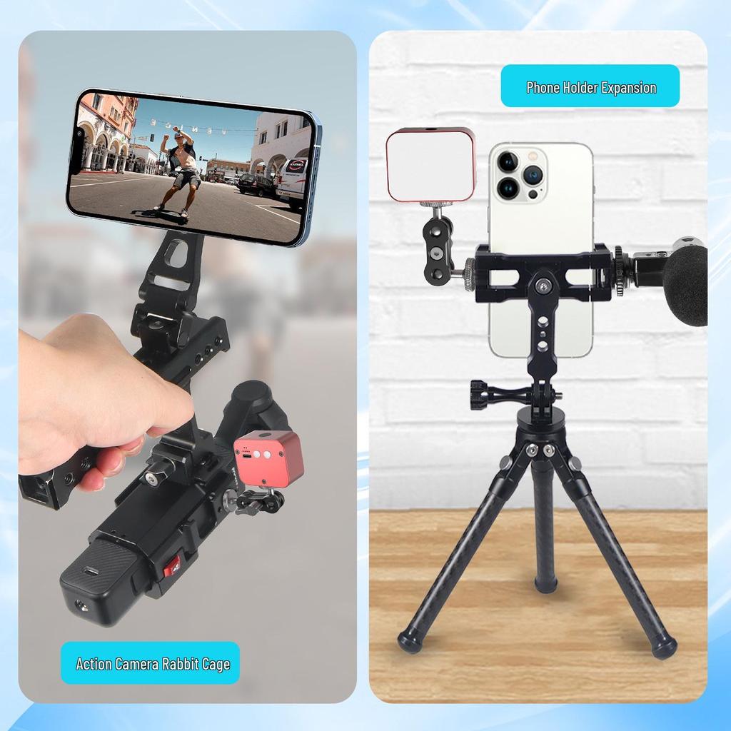 Compact Rechargeable Fill Light with Adjustable Brightness for Mobile Live Streaming and Selfies