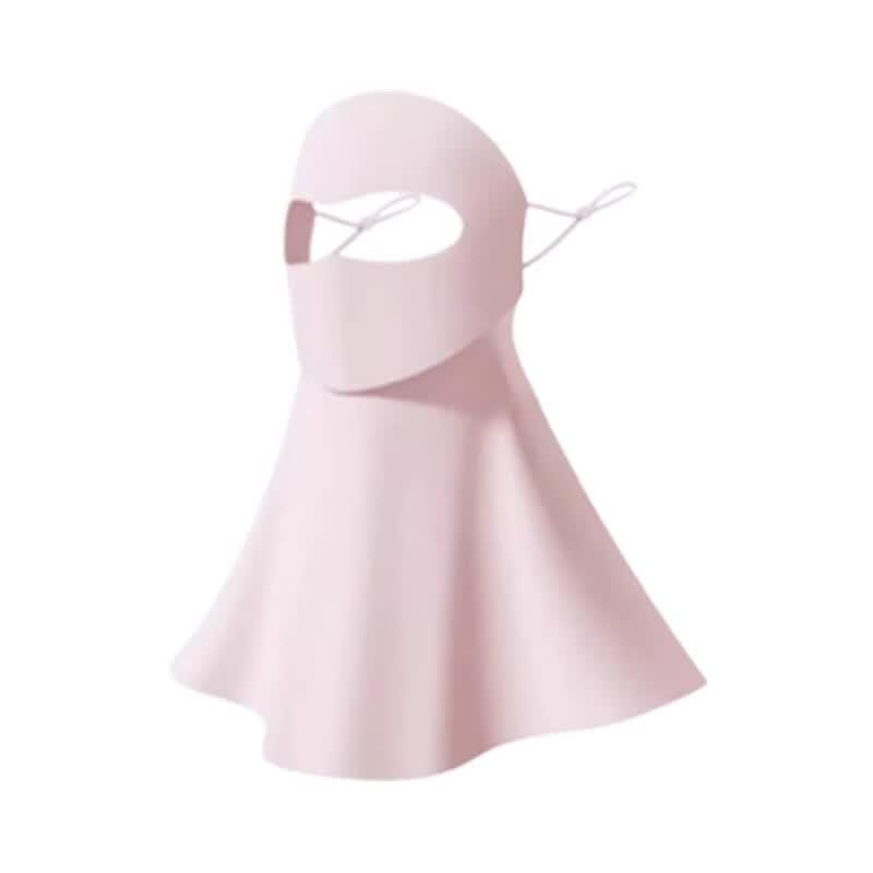 Drink-Friendly UV Protection Face Mask with Neck Cover for Women