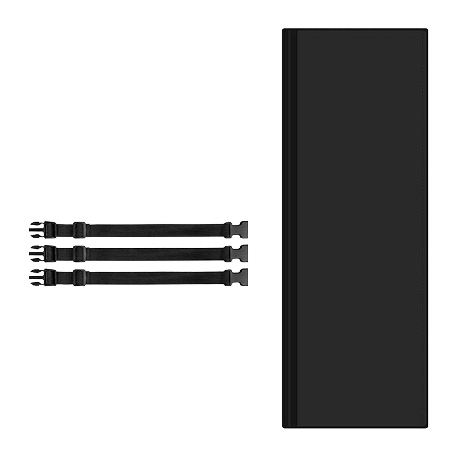 

Изолированный портативный чехол для шланга кондиционера с регулируемыми ремнями, простая установка, черный рукав для вентиляционного канала