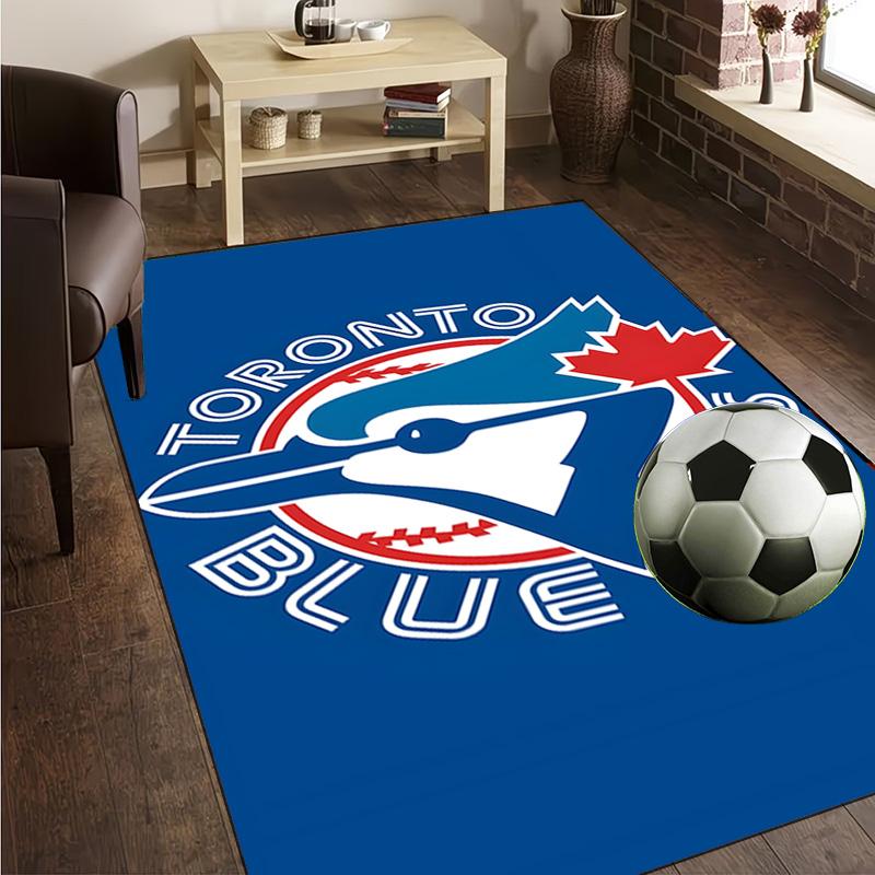 Toronto Jays Rug Office Carpet Non-Slip Mat, Chair Rug Floor Covering for Gaming, Bedroom, Living Room , Home Decor Christmas Gift