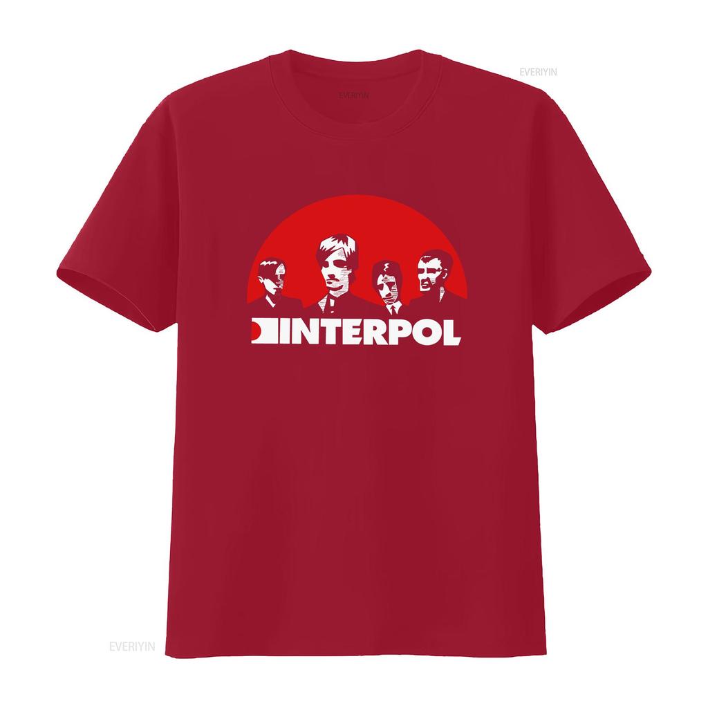 Interpol Band For Fans Style Men's Womens Top T Shirt Clothing Size S 5XL Best Anniversary Vintage Washed Stretched Graphic