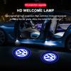 Efg1 For VW Golf Amarok T5 Phaeton Teramont Tiguan T-Cross Passat Magotan 2Pcs Car Door Welcome Light HD LED Projector Welcome Light