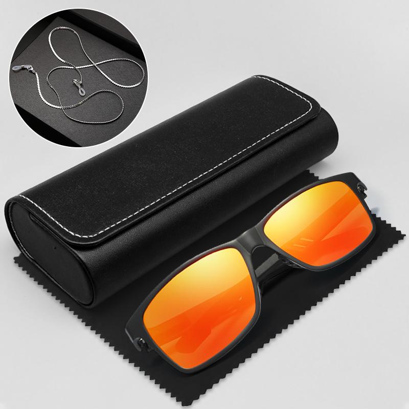 Men'S Outdoor Sunglasses Vintage Luxury Colorful Film Sun Glasses Travel Fishing Driving Sunglass With Box And Cloth