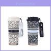 Bawangcha Tong Stainless Steel Inner Sleeve Double Drink Cup With Straw For Car Travel