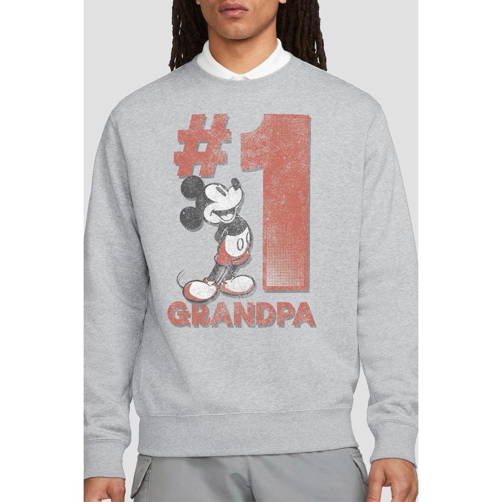 Disney Unisex mikina pro dospělé číslo 1 s motivem dědečka Mickey Mouse