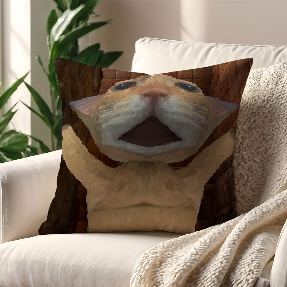 Airdays Cat Meme Cute cushion cover Decoration Room Shop Car Best Home Office Coffee Pillow Sofa Printing Nordic Simplicity Hit