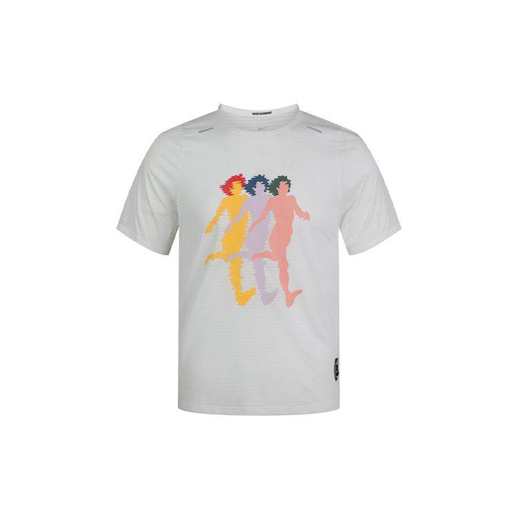 Nike T Shirts Men's White Crew Neck Moderate Straight Fit CJ5805-133