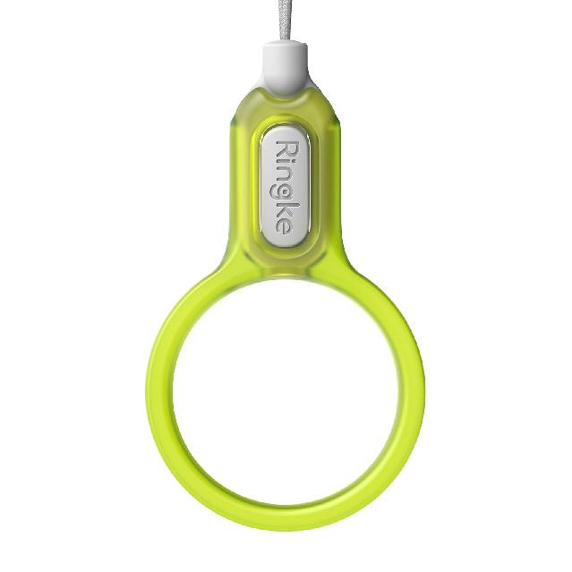 Ringke Buckle Finger Ring Strap - Universal Ring-Shaped Lanyard Strap неоновый зеленый