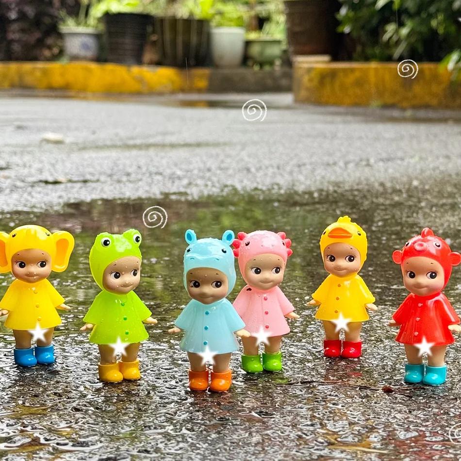 S Angle I Love Rainy Day Series Blind Box Cute Mini Figure Anime Character Doll Model Decoration Toy Children Gift Surprise Box