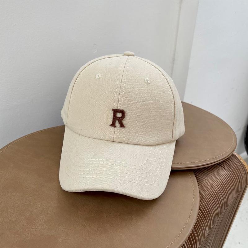 Women's spring hat R word casual couple cap summer fashion versatile outdoor shade men's baseball cap