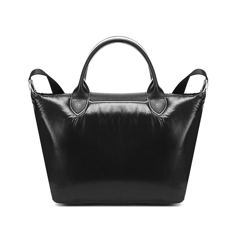 New LONGCHAMP Le Pliage Nylon Canvas Dumpling Bag, Crossbody Handbag Small Women's Black 1512HYA001
