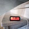 Backlight Solar-Powered LCD Digital Car Clock LCD Display LCD Digital Solar Car Clock  Automotive