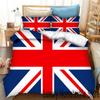 New 3D Print Britain United Kingdom Flag Bedding Set Double Twin King Duvet Cover Comforter Pillowcase Boys Girls Adults Bedroom