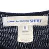 COMME des GARCONS SHIRT made in Japan Langarmpullover M Marineblau gestrickt Damen Gebraucht