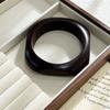 Round Wooden Bangles Ethnic Style Women Bangles Vintage Square Bracelets  Gifts