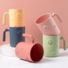 Cute and Simple Plum Blossom Mouthwash Cup Household Washbasin Cup Toothache TrayDormitory Brushing Cup