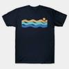 Sunset Waves Vintage T Shirt S XL Fast Shipping