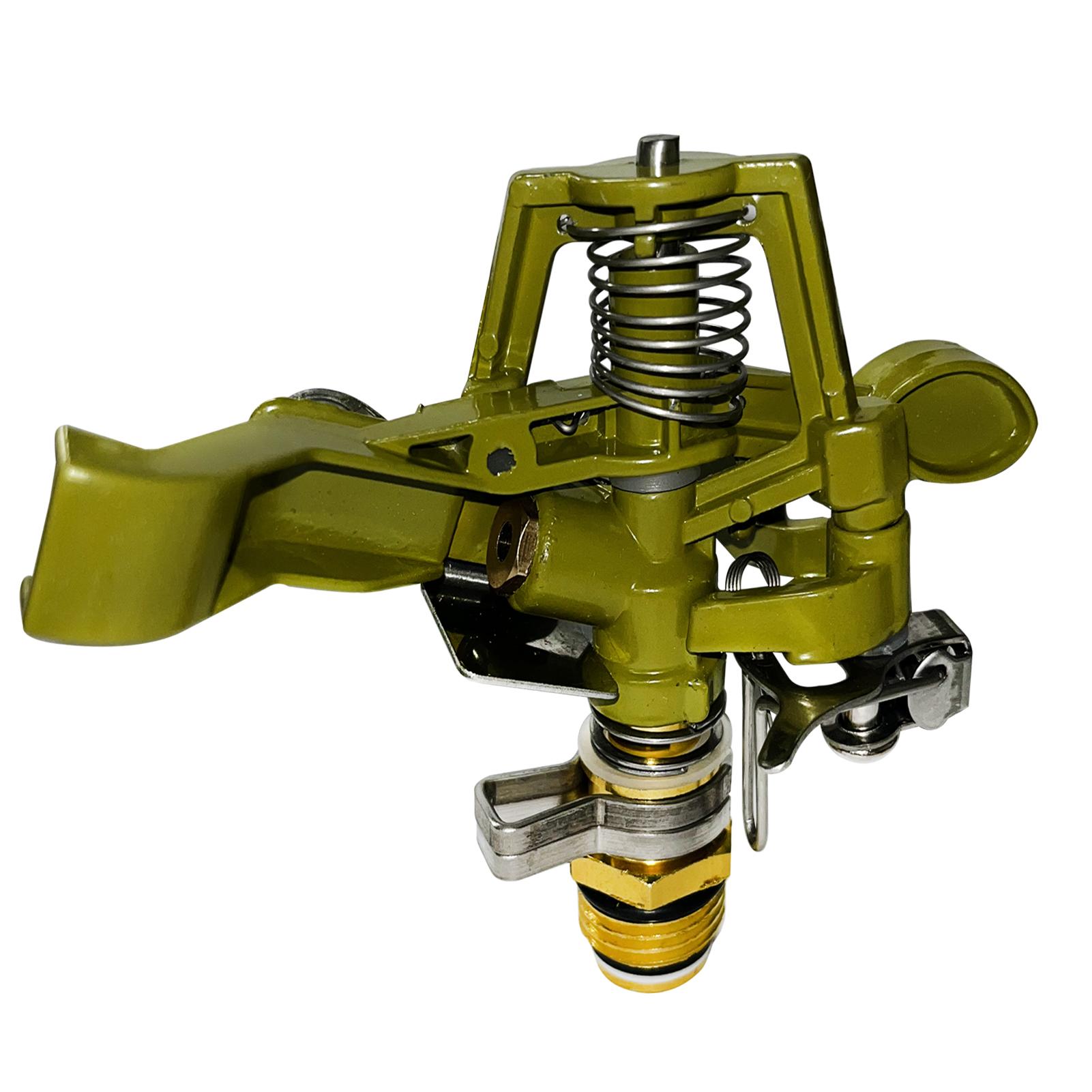 

0°-360° Kirsite Adjustable Pattern Rain Bird Garden Impact Sprinkler Agricultural Lawn Brass Spray 4 Nozzle 10-15m Water