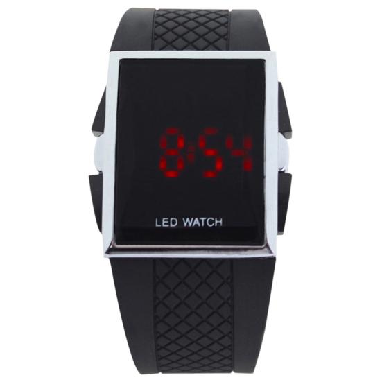 Unisex Fashion LED Digital Display Square Case Cool Sports Casual Wrist Watch