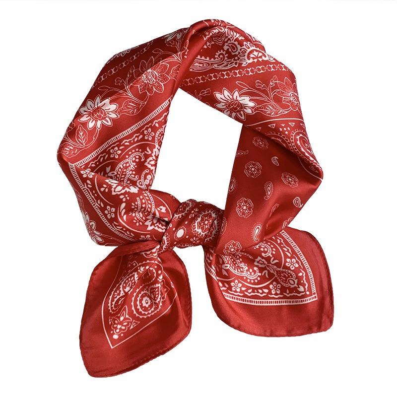 70 small square scarf silk scarf women cashew print silk scarf headscarf professional scarf satin scarf
