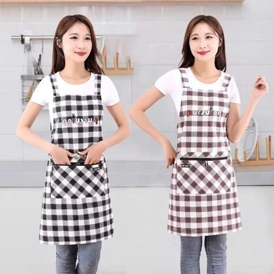 Sleeveless Kitchen Apron Stain-Resistant Workwear Apron Multipurpose Coffee Uniform  Home Kitchen