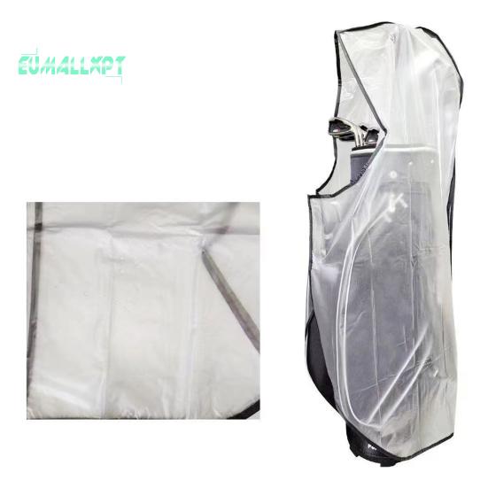 Copertura antipioggia pieghevole per sacca da golf - Impermeabile e antipolvere, copertura antipioggia trasparente in PVC, resistente, per golfisti donne uomini