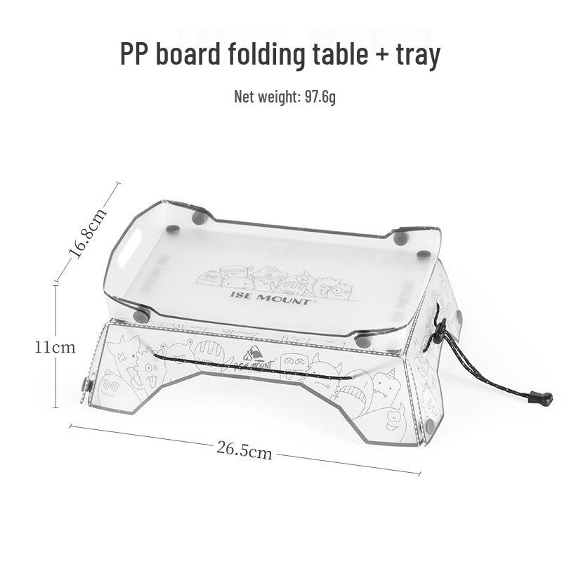 

Стол складной туристический ISE MOUNT для улицы: Легкая, Суперпрочная, ПП доска, Идеально подходит для пикника и кемпинга.