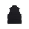 Li Ning Logo Embroidered Multi-Pocket Zipper Stand Collar Down Vest Men Vests Black AMRS071-1