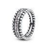 925 Silver Rings For Women Love Heart Crown Wishbone Engagement Wedding Ring Jewelry Gift