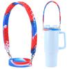 Silicone Water Bottle Strap Fit Most 8-40oz Bottle Water Bottle Sling Water Bottle Carrier for Stanley Cup Accessories