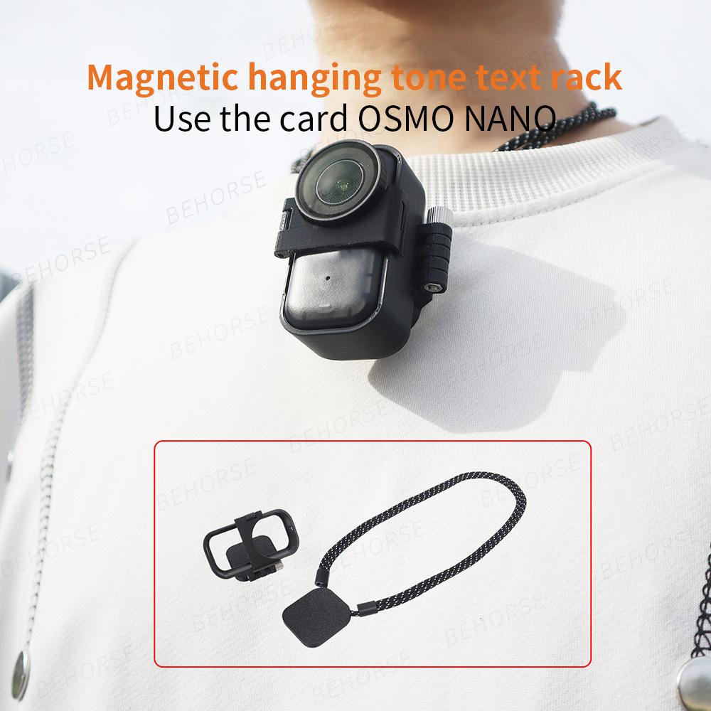 Μαγνητικό Λουράκι Λαιμού Holder Για DJI Osmo Nano Επιτραπέζια Βάση Σταθερή Βάση Πλαίσιο Προστασίας Για DJI Osmo Nano Αξεσουάρ Κάμερας