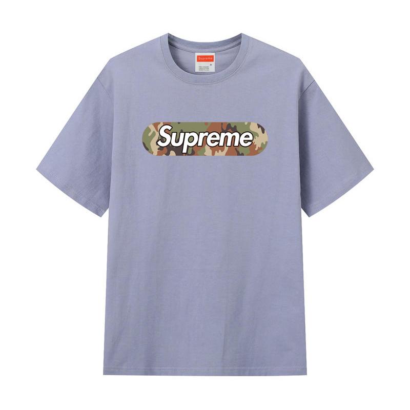 ZL14 Supreme 2025 Sommer-T-Shirt aus reiner Baumwolle mit Rundhalsausschnitt und Aufdruck, hochwertiges Paar-T-Shirt