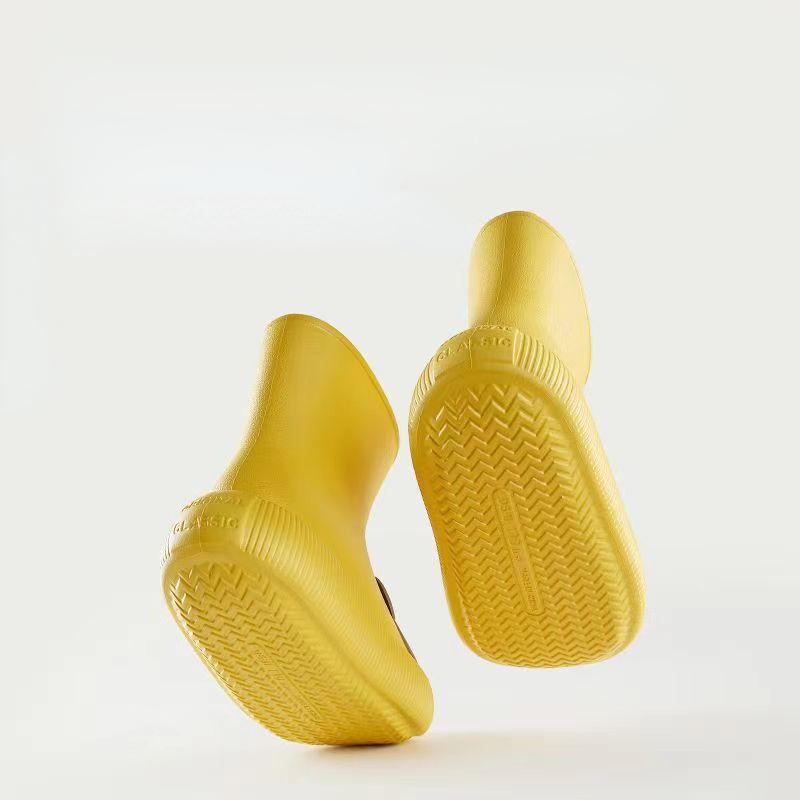 أحذية المطر للأطفال الأولاد والبنات أحذية مطاطية للأطفال أحذية المطر للفصول الأربعة أحذية مائية للأطفال